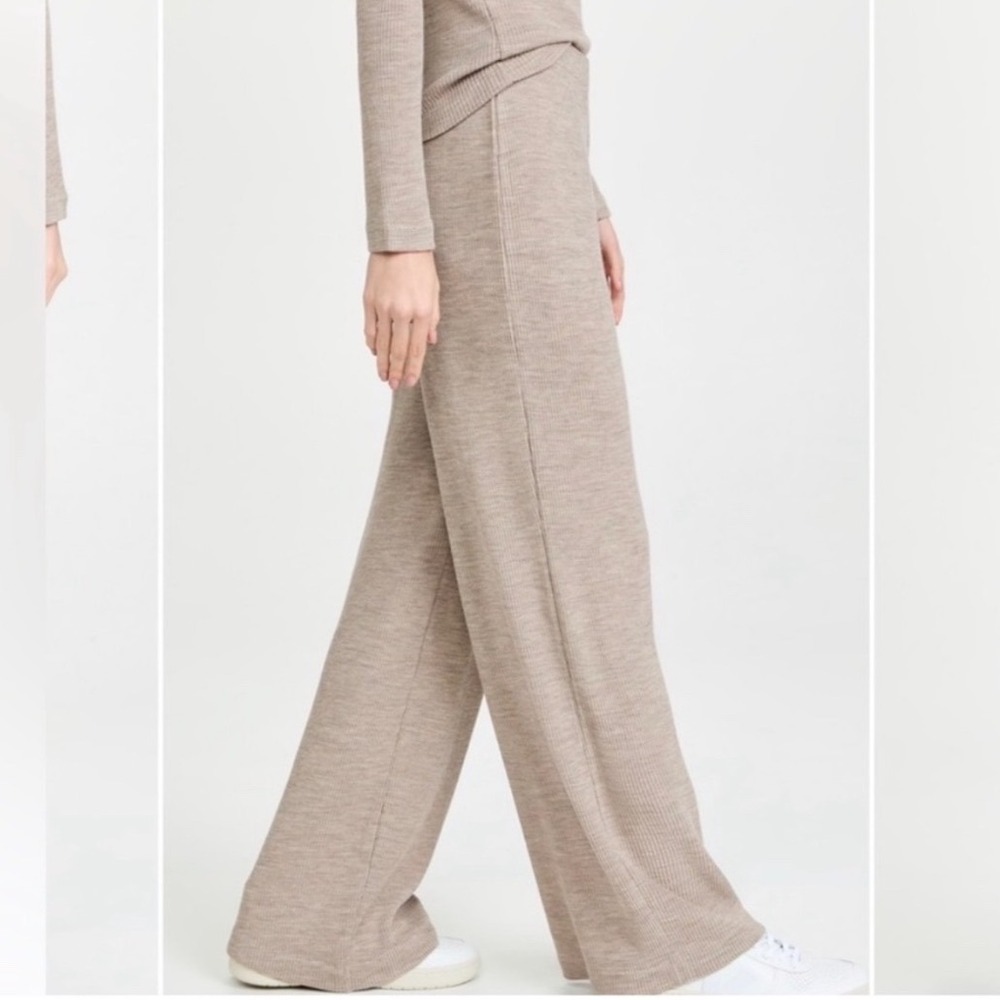 Vince ribbed wide-leg lounge pants Wool Size Large